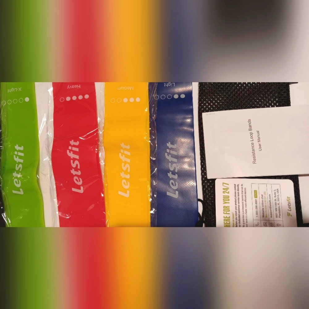 RESISTANCE LOOP BANDS NEW IN PACKAGE